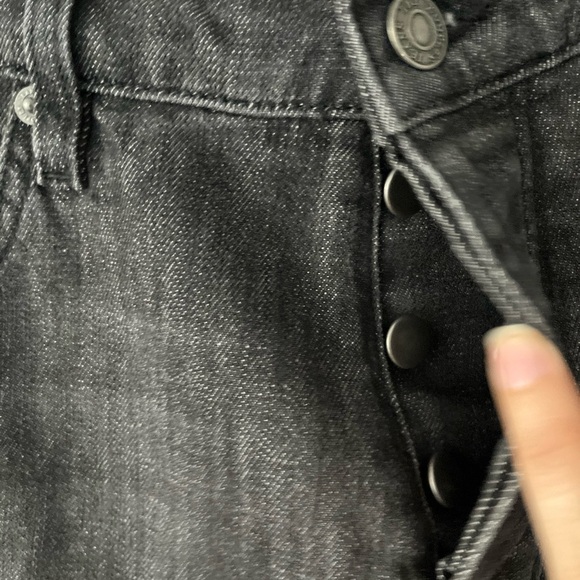 The Kooples Jean Short Drop Acid Wash Splattered Skull Embellishment Mens Jeans - Picture 10 of 16